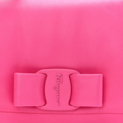Salvatore Ferragamo Calfskin Mini Viva Bow Shoulder Bag Hot Pink 6 of 9