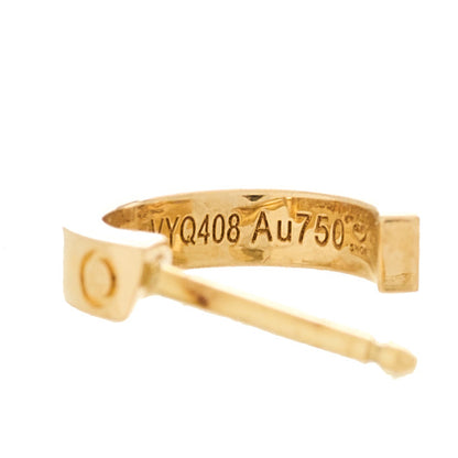 Cartier 18K Yellow Gold Small LOVE Hoop Earrings 3 of 6