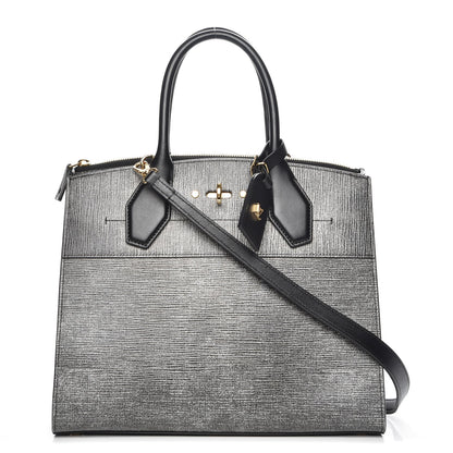 Louis Vuitton Epi Jean City Steamer MM Gray 1 of 7