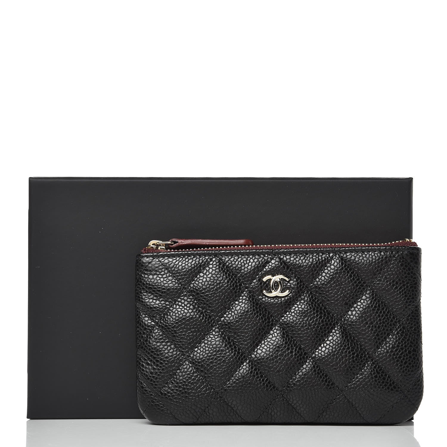 Chanel Caviar Quilted Small Cosmetic Case Black 8 of 8
