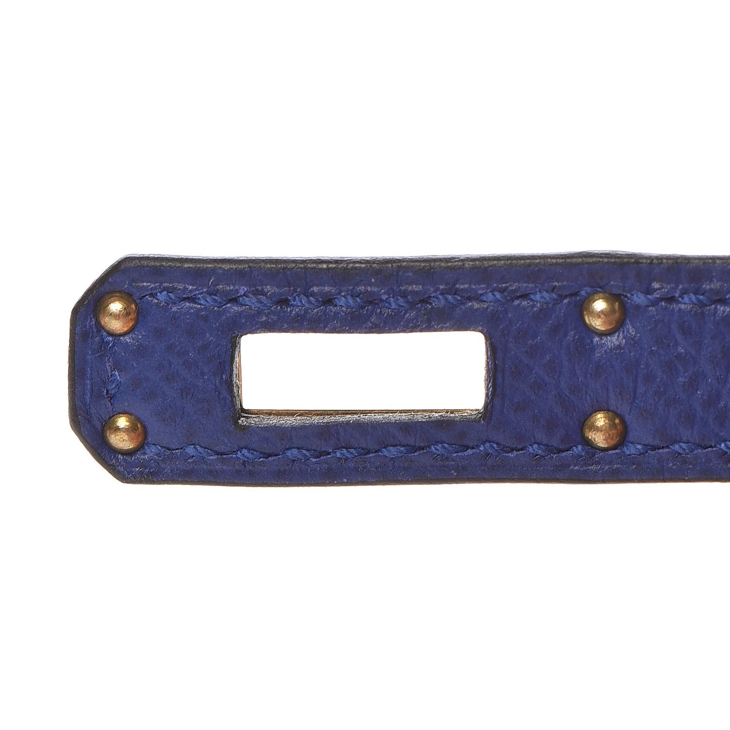 Epsom Mini Kelly Sellier 20 Bleu Electrique