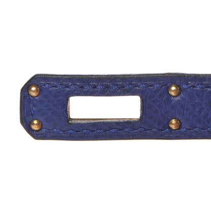 Hermes Epsom Mini Kelly Sellier 20 Bleu Electrique 11 of 25