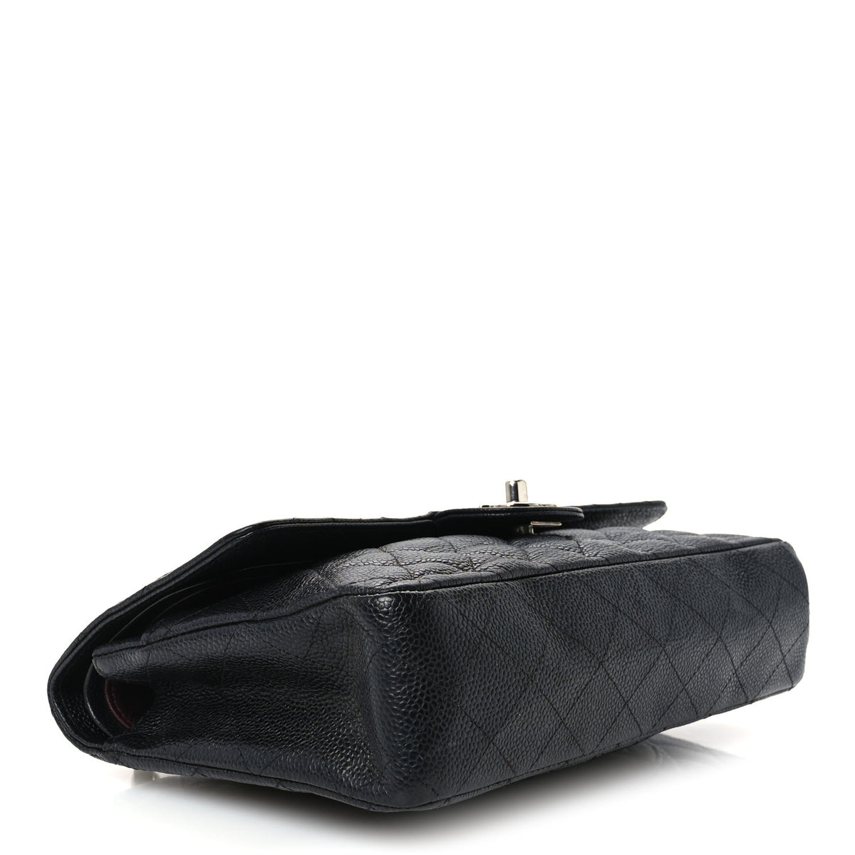 Chanel Caviar Quilted Medium Double Flap Black 4 of 12