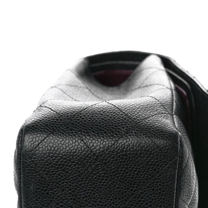 Chanel Caviar Quilted Jumbo Double Flap Black 12 of 12