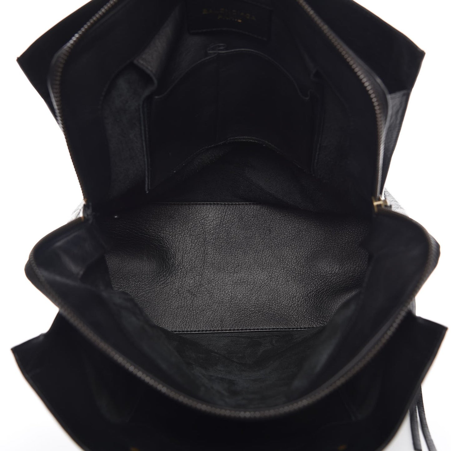 Veau Papier Tote Black