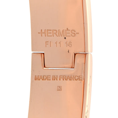 Hermes Enamel Narrow Clic Clac H Bracelet PM Bleu Biarritz 5 of 5