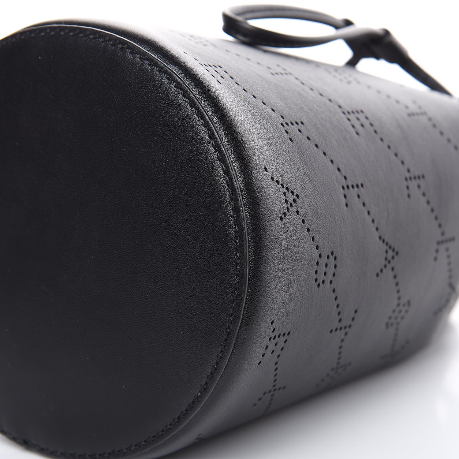 Stella McCartney Perforated Eco Alter Nappa Mini Bucket Bag Black 9 of 9