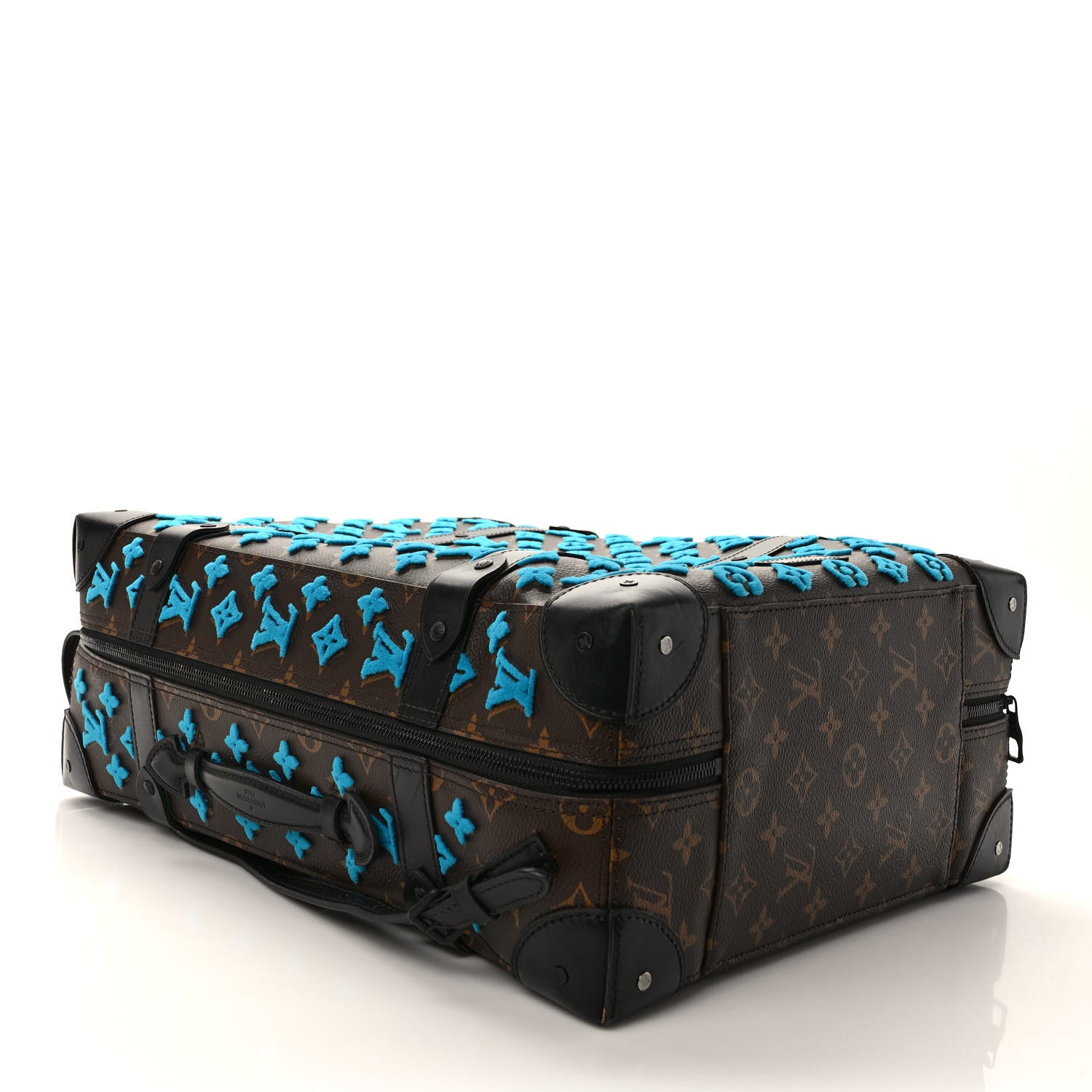 Louis Vuitton Monogram Tuffetage Soft Trunk Backpack PM Turquoise 4 of 9