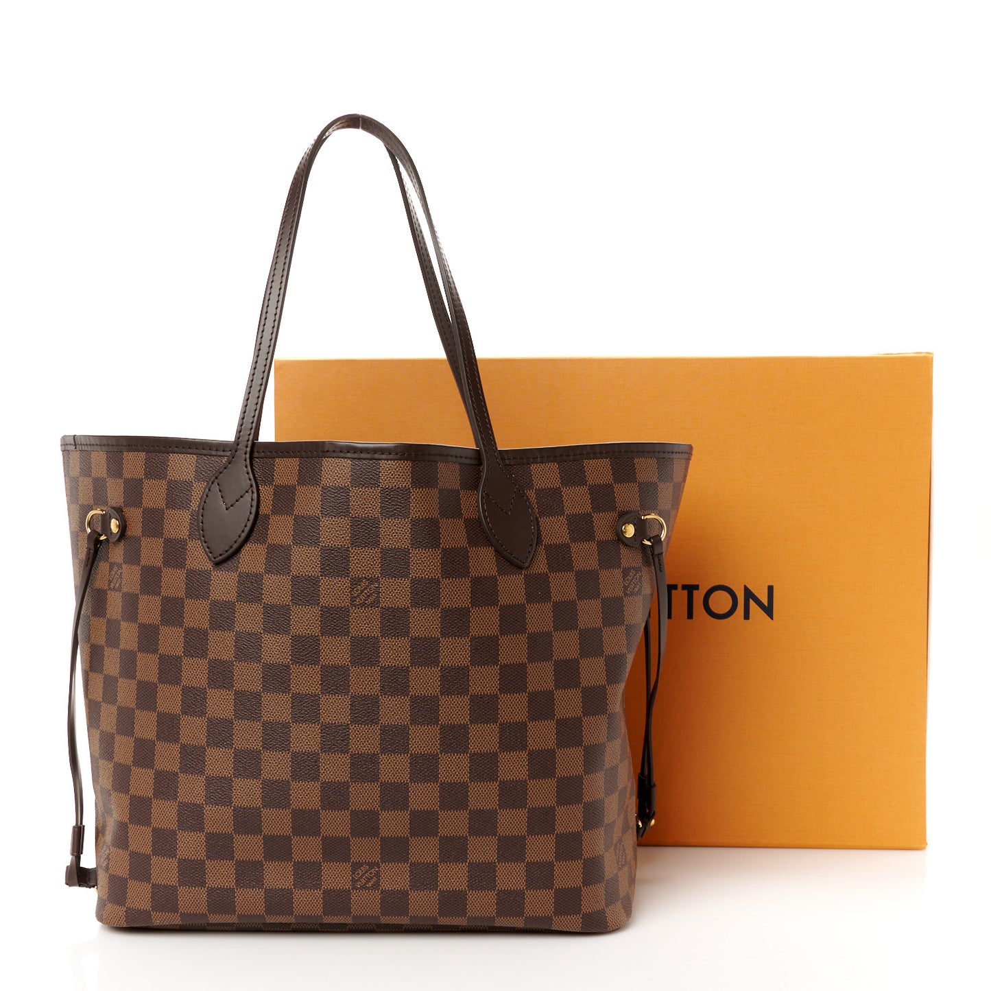 Damier Ebene Neo Neverfull MM Rose Ballerine