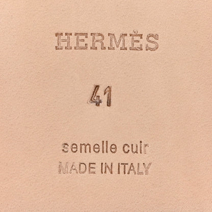 Hermes Ostrich Oran Sandals 41 Jasper Rouge 6 of 12