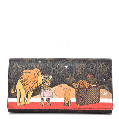 Louis Vuitton Monogram 2018 Christmas Animation Sarah Wallet 1 of 10