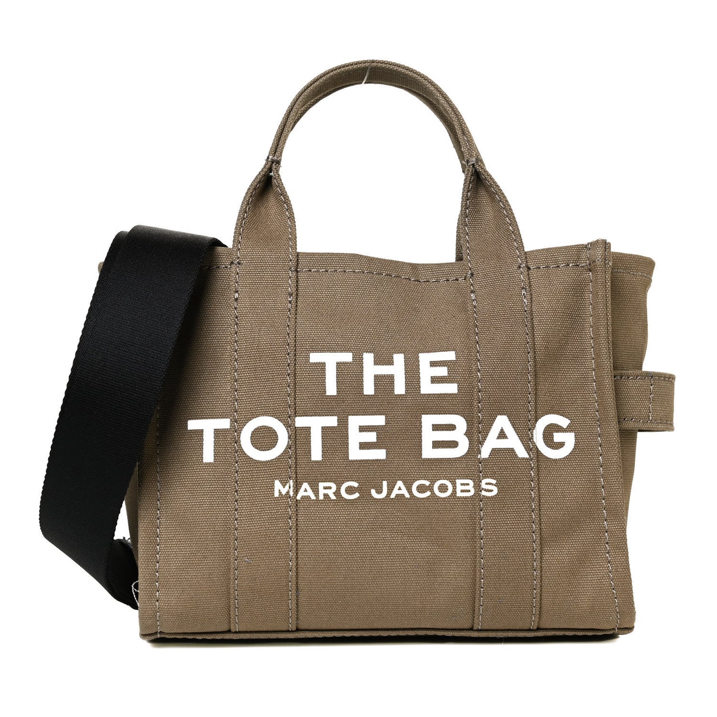Cotton Canvas Mini The Traveler Tote Bag Slate Green