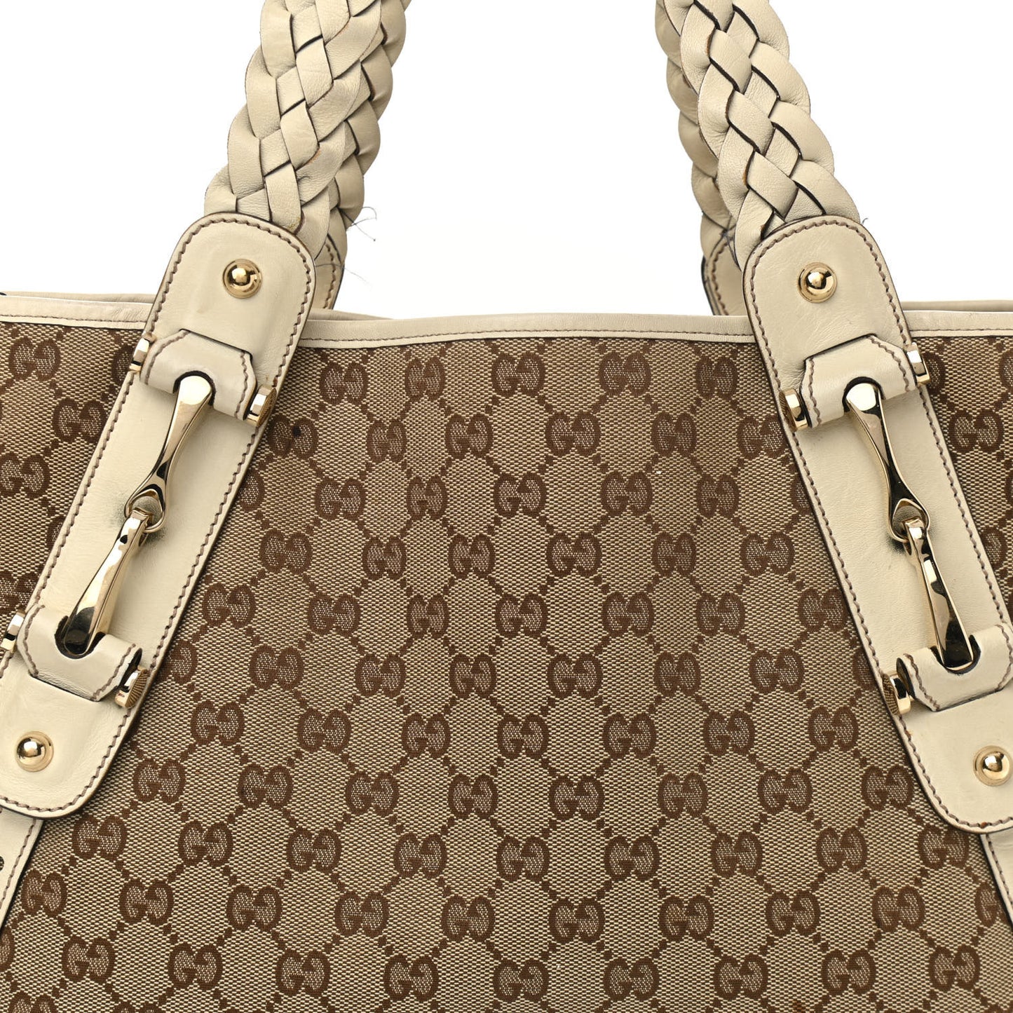 Monogram Medium Pelham Shoulder Bag Off White