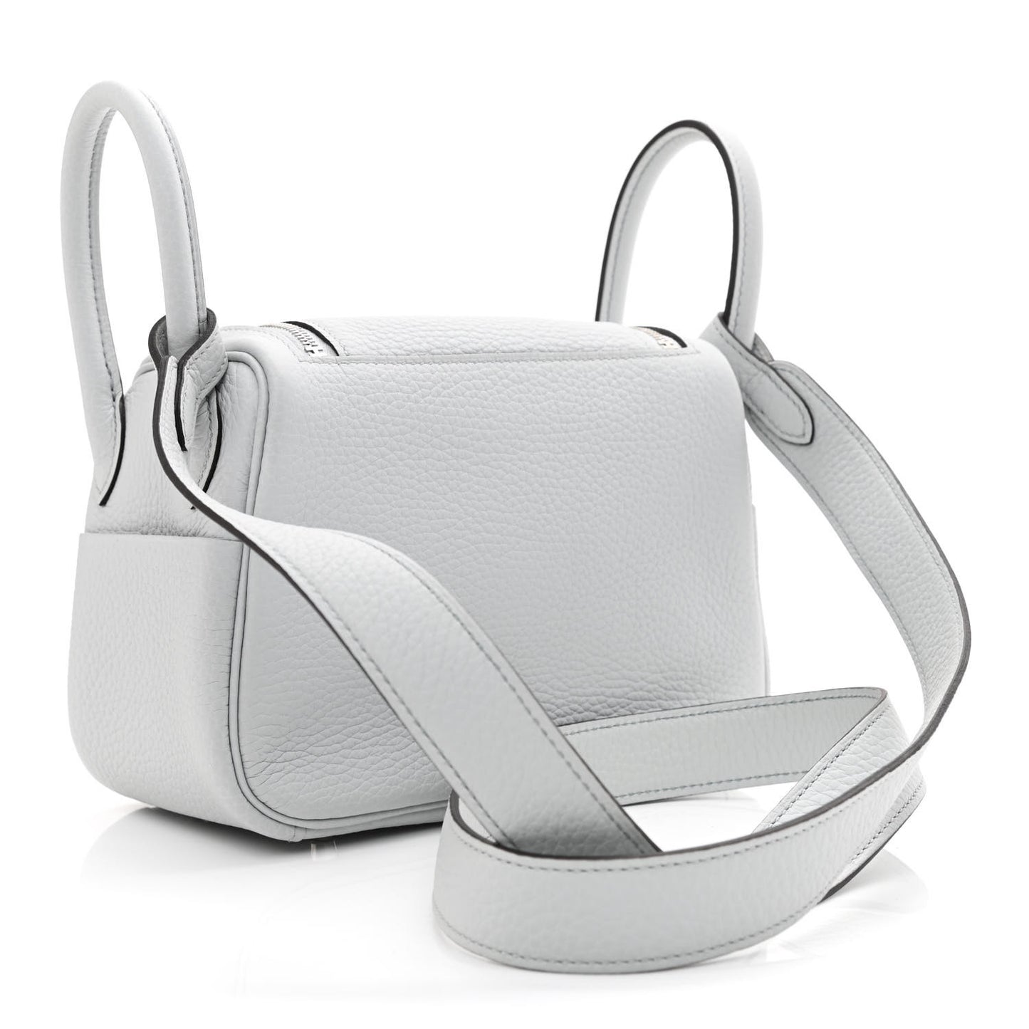 Taurillon Clemence Mini Lindy 20 Bleu Pale