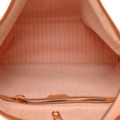 Louis Vuitton Damier Azur Delightful MM Rose Ballerine 5 of 14