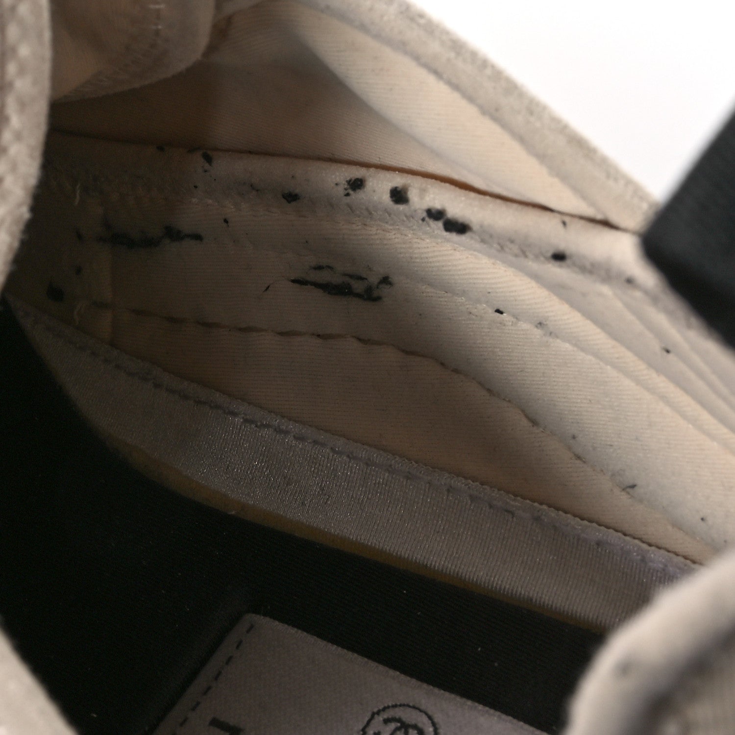 Chanel Velvet Calfskin Mixed Fibers CC Sneakers 40.5 Beige 9 of 9