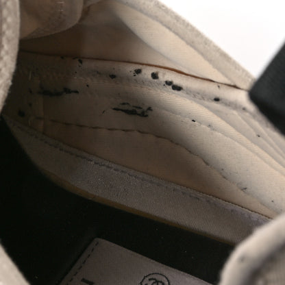 Chanel Velvet Calfskin Mixed Fibers CC Sneakers 40.5 Beige 9 of 9