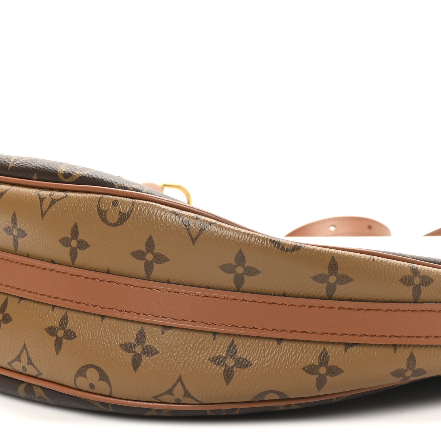 Reverse Monogram Loop Hobo