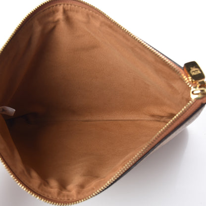 MCM Visetos Liz Shopper Tote Pouch Cognac 6 of 9