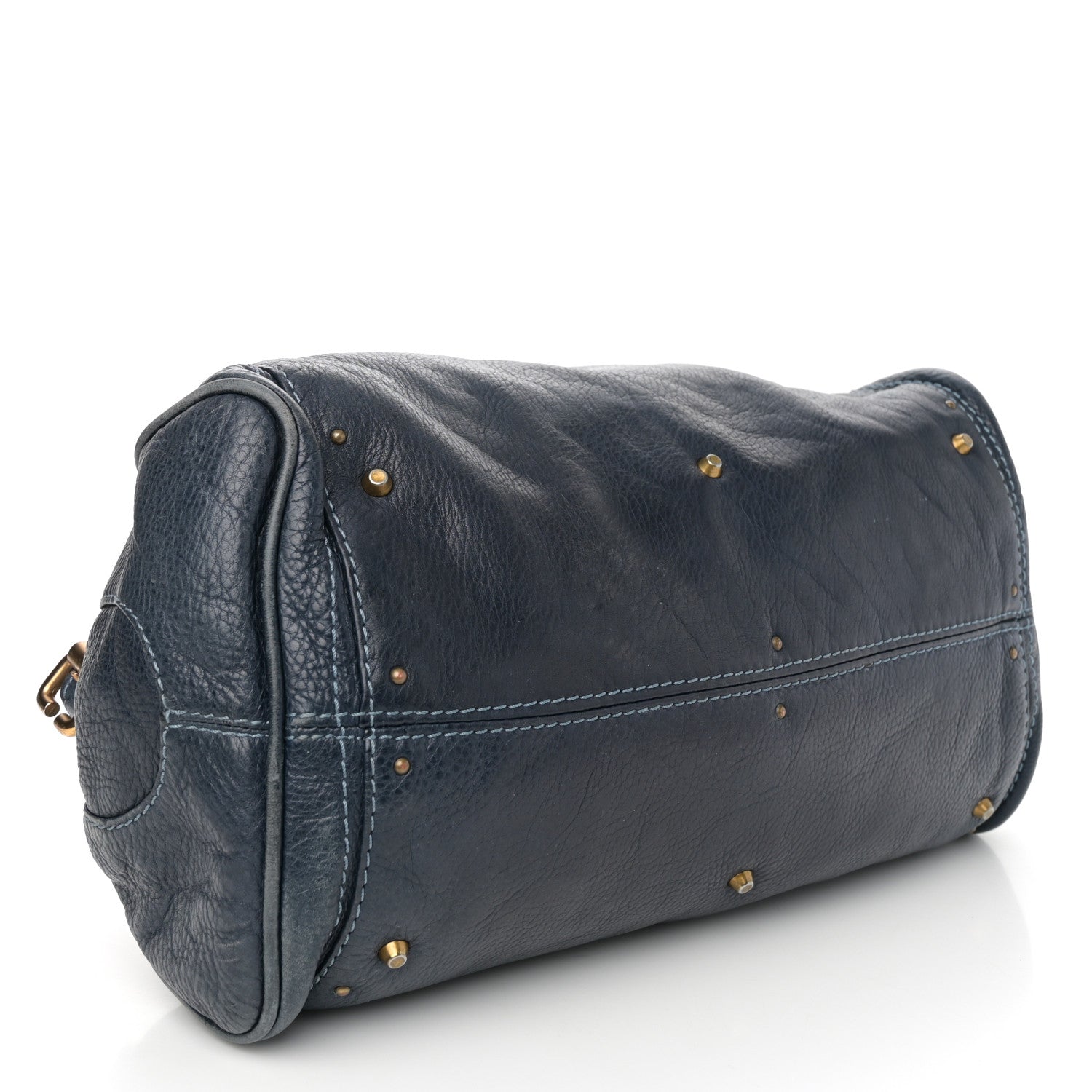 Chloe Calfskin Paddington Satchel Blue 4 of 13