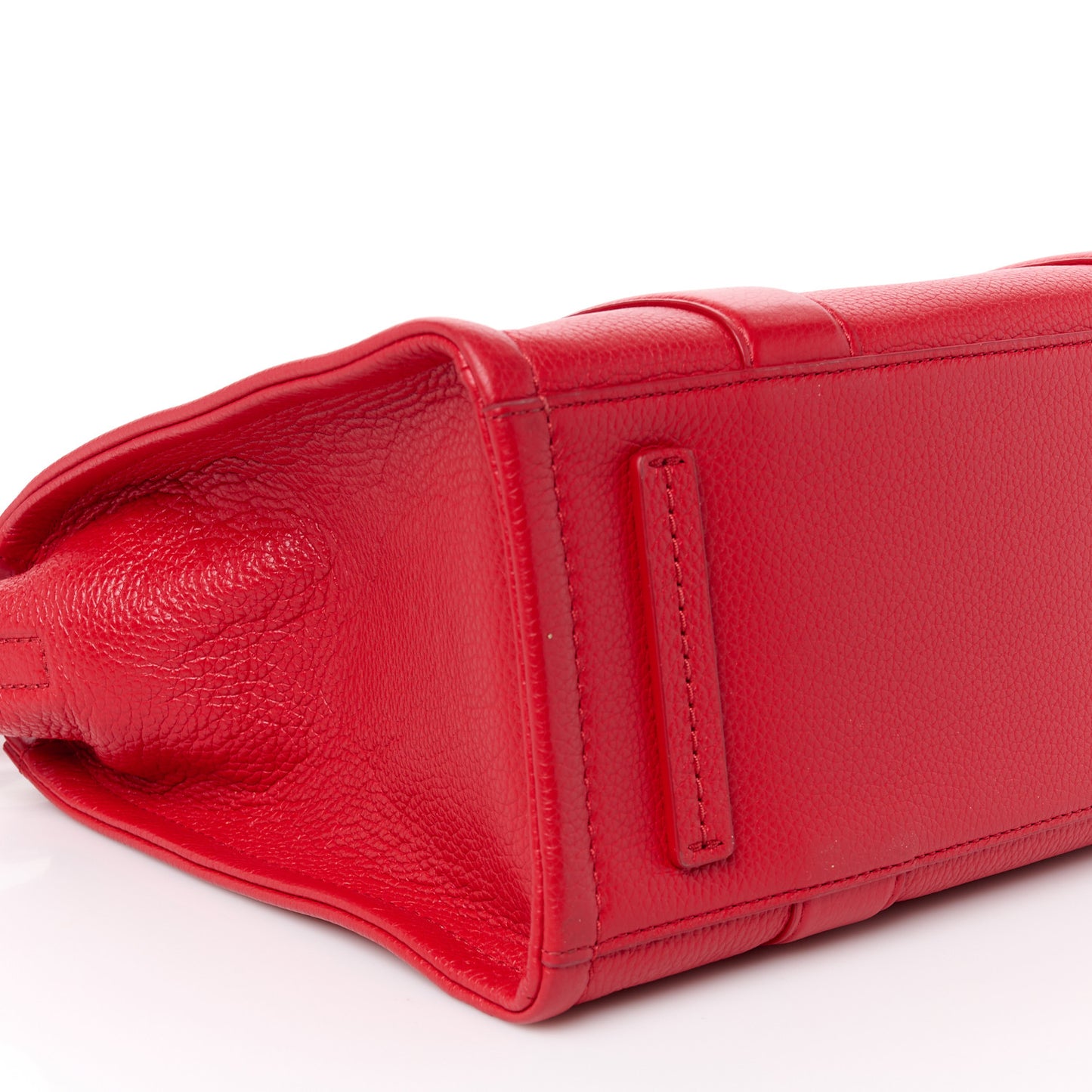Grained Calfskin Medium The Tote Bag True Red