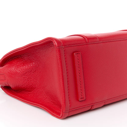 Marc Jacobs Grained Calfskin Medium The Tote Bag True Red 10 of 11
