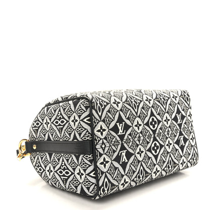 Louis Vuitton Jacquard Since 1854 Speedy Bandouliere 25 Black 4 of 11