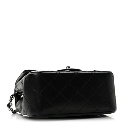 Chanel Lambskin Quilted Mini Square Flap Black 4 of 13