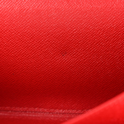 Louis Vuitton Epi Porte Tresor International Wallet Castillan Red 9 of 11