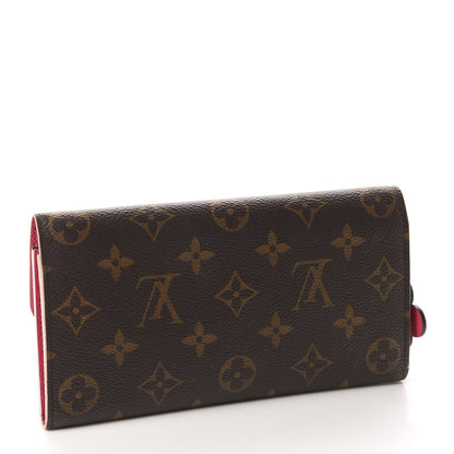 Louis Vuitton Monogram Bloom Flower Emilie Wallet 3 of 7