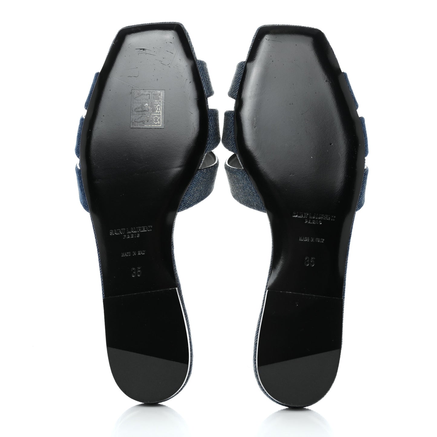 Denim Tribute 05 Slide Sandals 35 Deep Navy Jeans