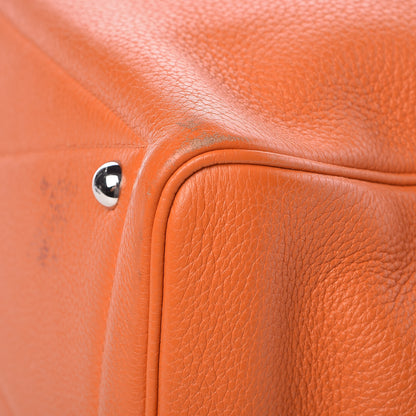 Hermes Taurillon Clemence Victoria II 35 Orange 10 of 12