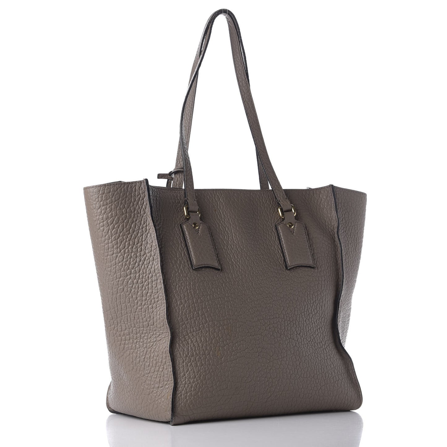 Heritage Grain Medium Woodbury Tote Pale Taupe