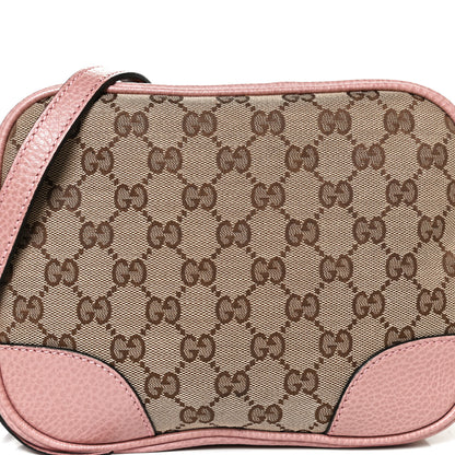 Gucci Monogram Mini Bree Messenger Bag Beige Soft Pink 9 of 11