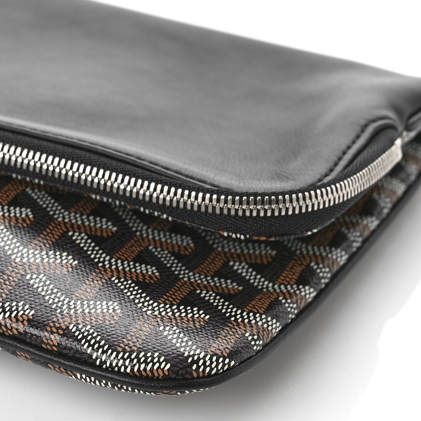 Goyardine Sainte Marie Soft Clutch Black