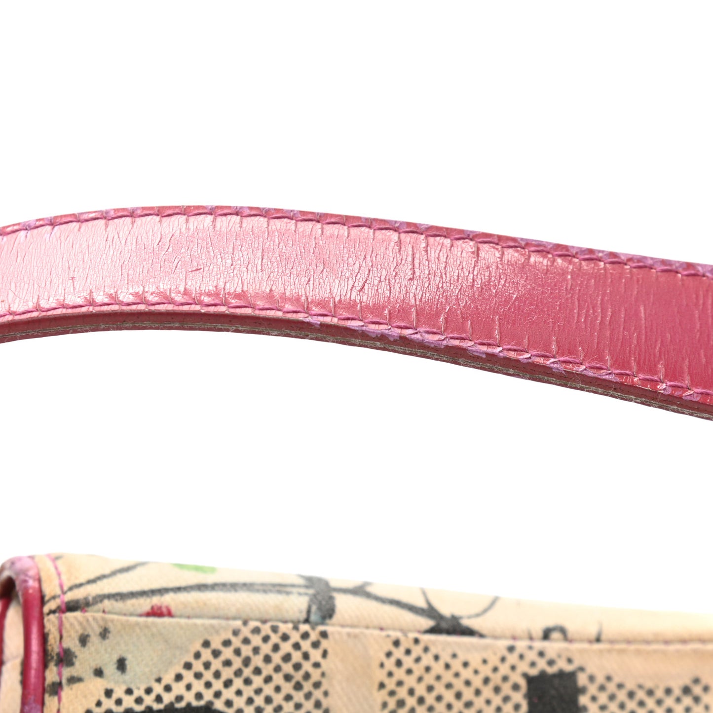 Canvas Filth Saddle Bag Multicolor