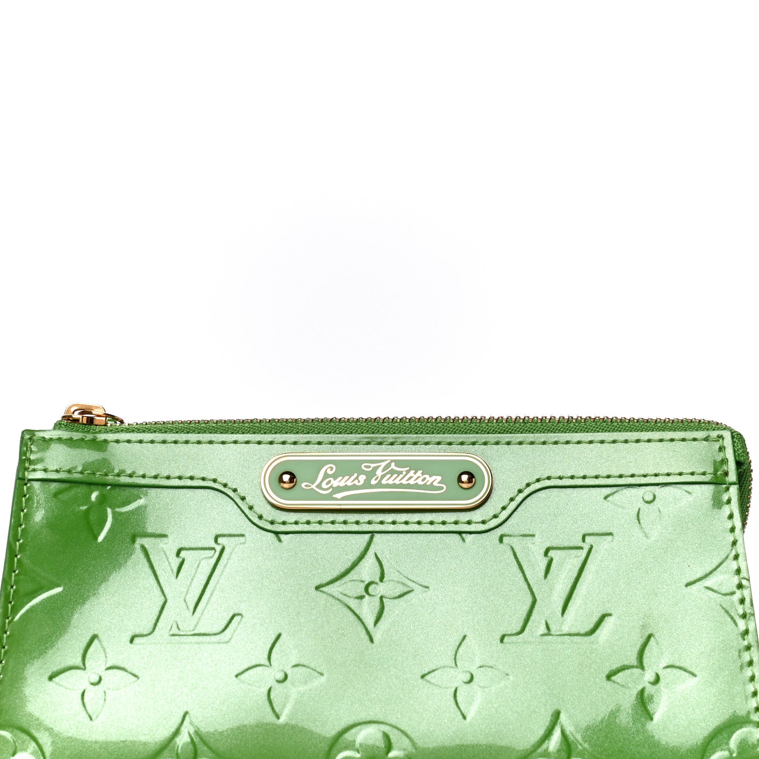 Louis Vuitton Vernis Trousse Cosmetic Pouch Vert Tonic 6 of 9