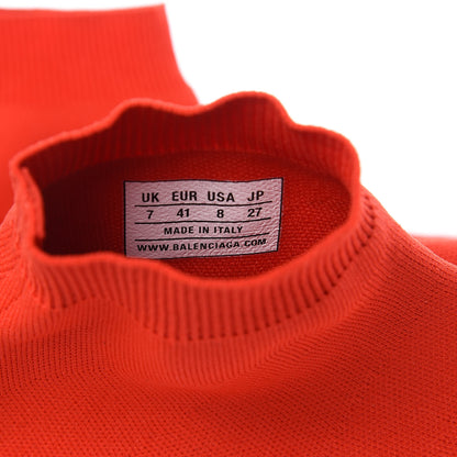 Balenciaga Neoprene Knit Mens Speed Sneakers 41 Red 8 of 10