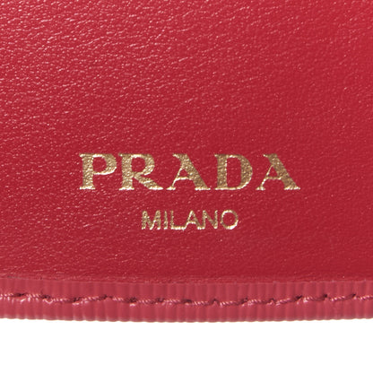 Prada Vitello Move Metal 6 Key Holder Peonia 8 of 9