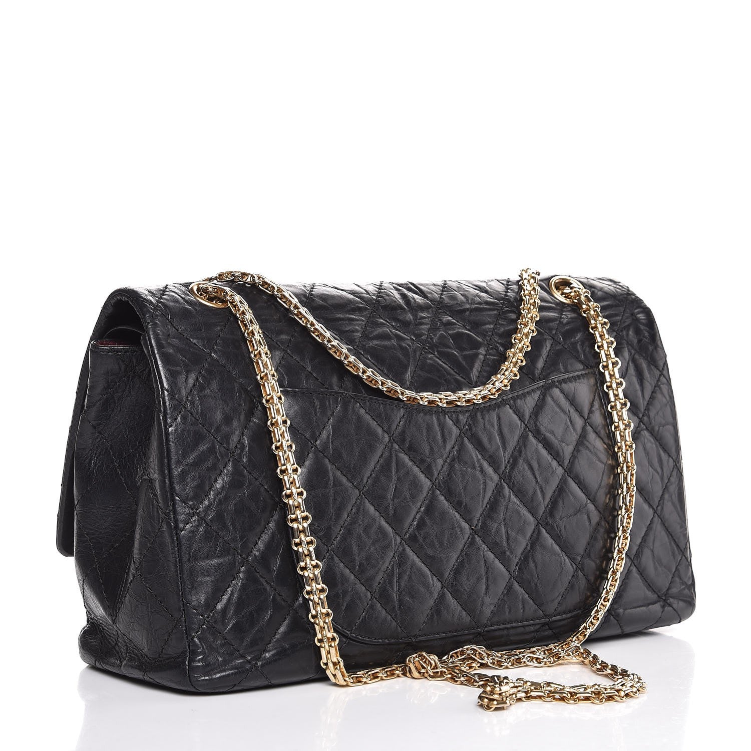 Chanel Aged Calfskin Quilted 2.55 Reissue 227 Flap Black 4 of 8