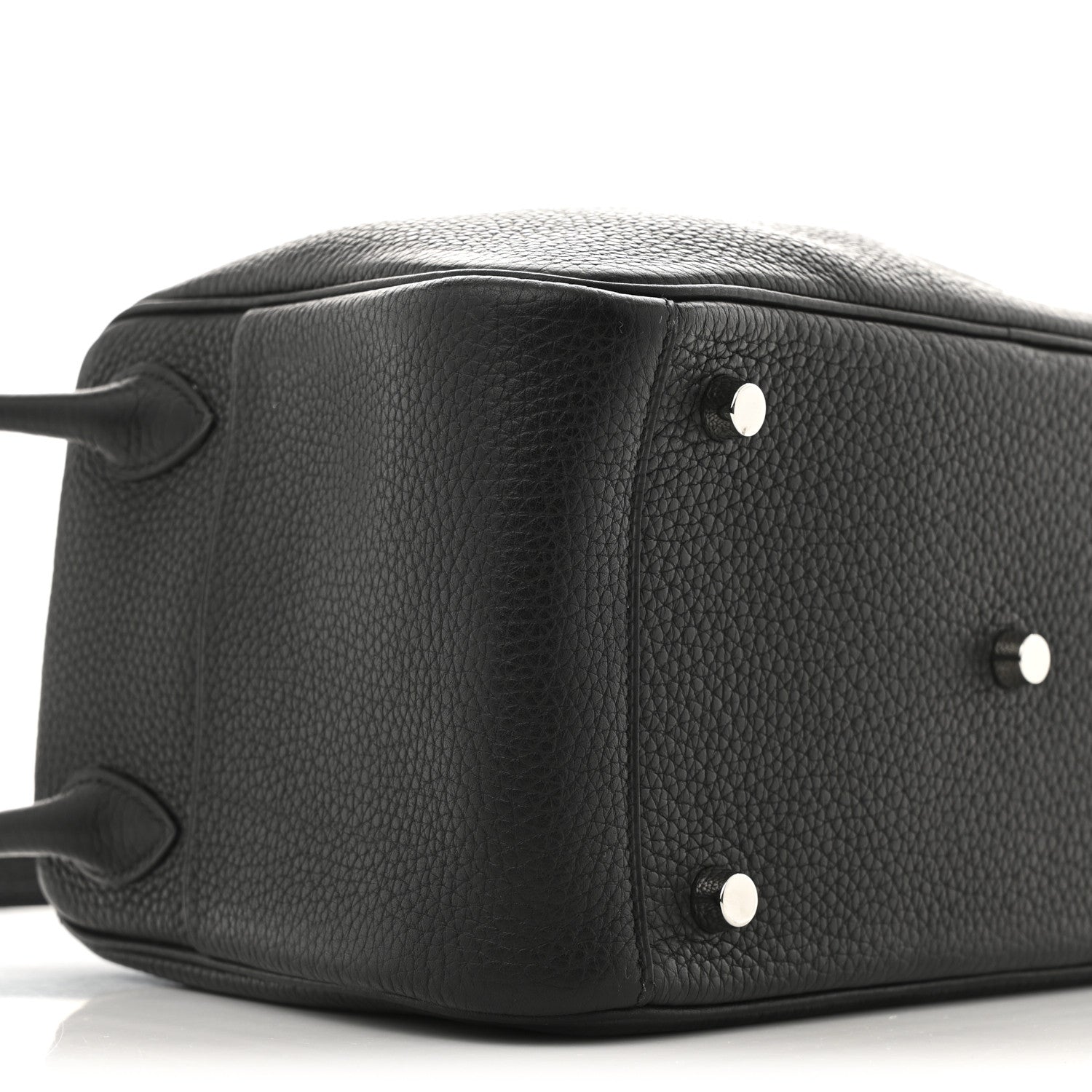 Hermes Taurillon Clemence Lindy 26 Black 9 of 11