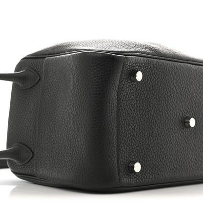 Hermes Taurillon Clemence Lindy 26 Black 9 of 11