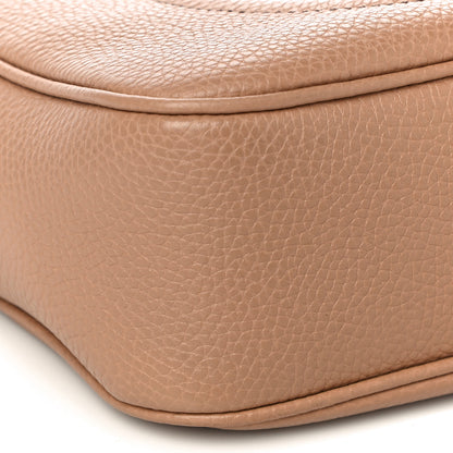 Gucci Pebbled Calfskin Small Soho Disco Bag Camelia 10 of 13