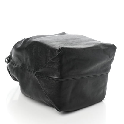 Saint Laurent Lambskin Teddy Drawstring Bag Black 4 of 8