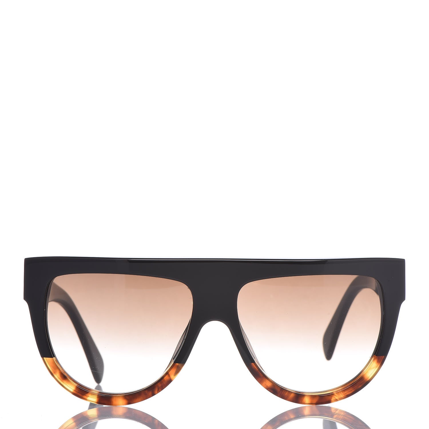 Celine Shadow Sunglasses CL 41026/S Black Havana 4 of 7