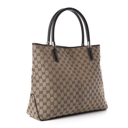 Gucci Monogram Web Tote Brown 3 of 10