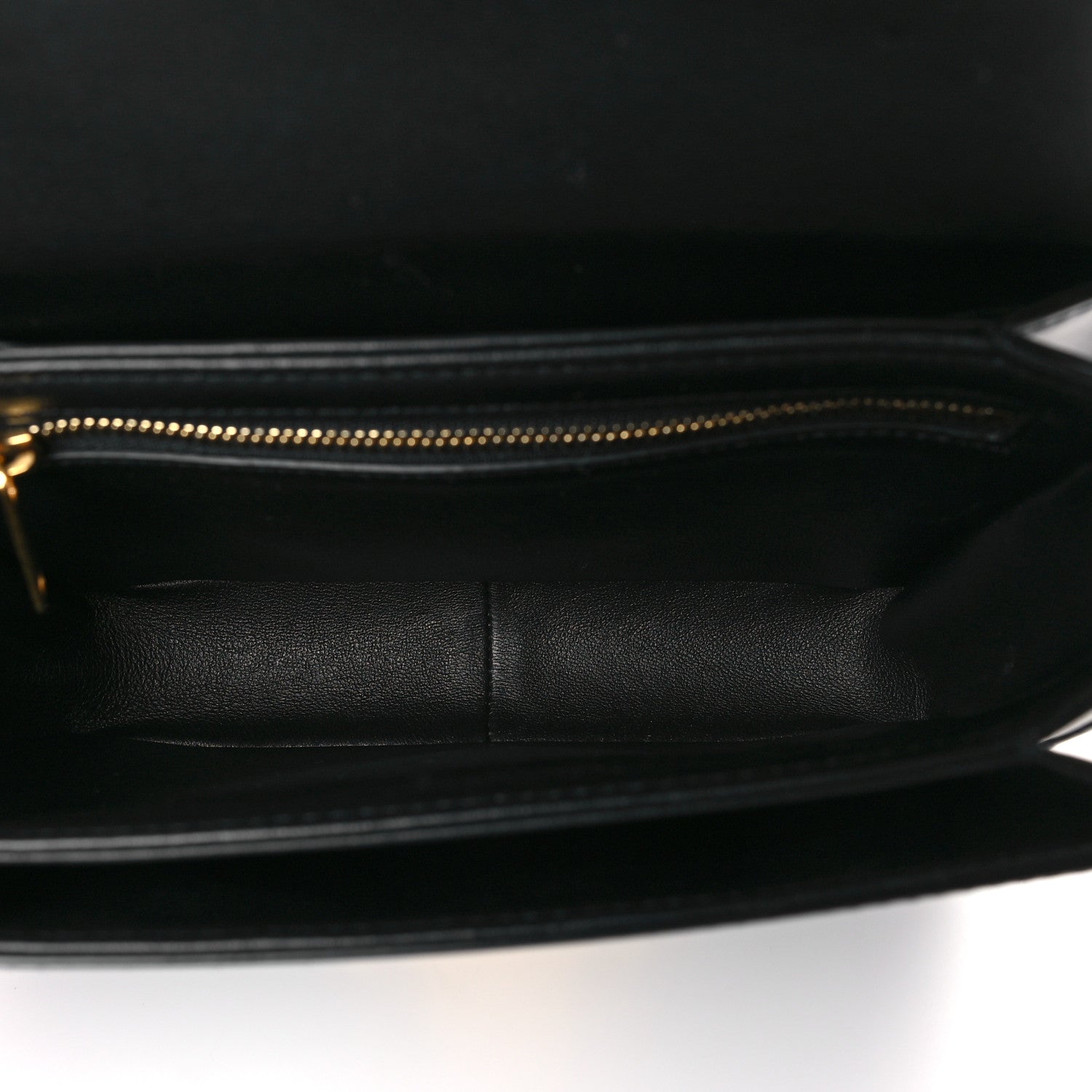 Celine Shiny Calfskin Teen Triomphe Black 5 of 9