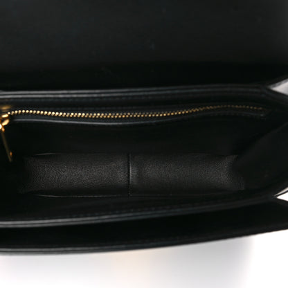 Celine Shiny Calfskin Teen Triomphe Black 5 of 9