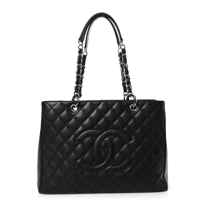 Chanel Caviar Quilted Grand Shopping Tote GST Black 1 of 10