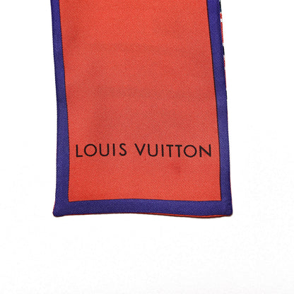 Louis Vuitton Silk Monogram Trunks Bandeau Coquelicot 6 of 6